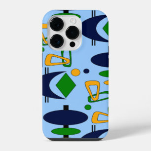 Retro Crescent Totem Shapes iPhone Case