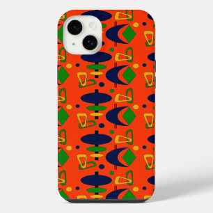 Retro Crescent Totem Shapes iPhone Case