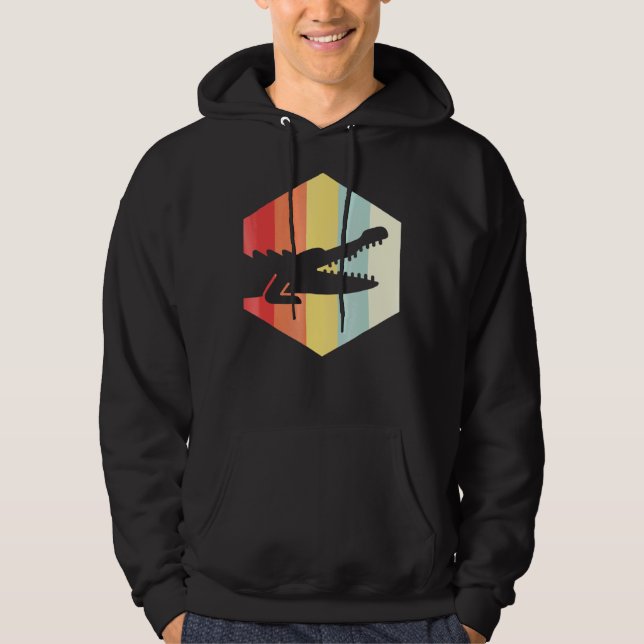 Retro Crocodile Hoodie (Front)