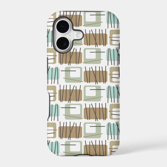 Retro Crosshatch Patterned Case-Mate ID™ iPhone 5 (Back)
