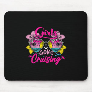 Retro Cruise Girls Gone Cruising Vacation Trip Fun Mouse Pad