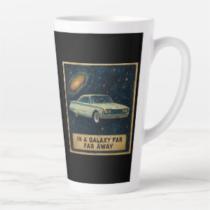 Retro Cruiser in Deep Space  Latte Mug