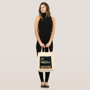 Retro Cruiser in Deep Space Tote Bag
