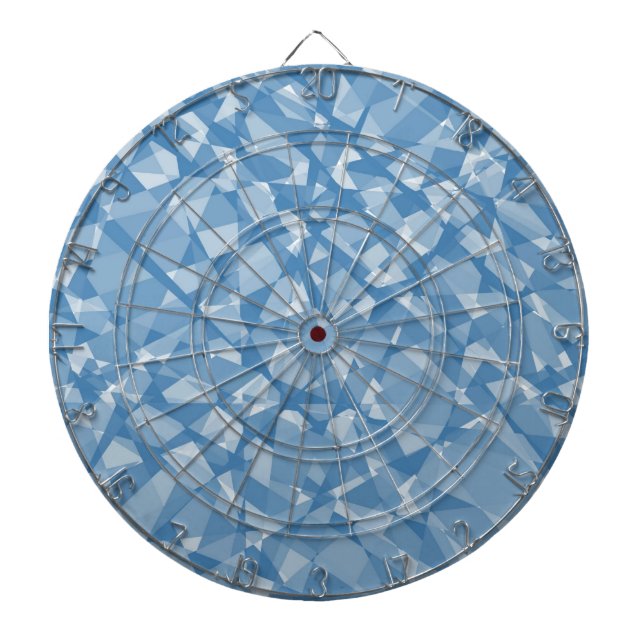 Retro Cubism art Graphic design Dartboard (Front)