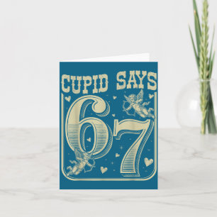 Retro Cud Says 67 Funny 67 Valentine Couple Matchi Card