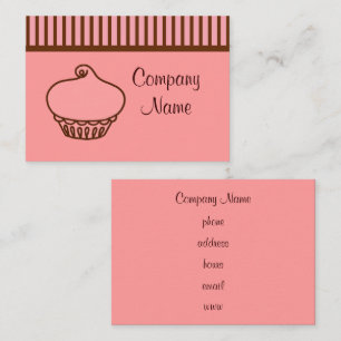 Retro Cupcake Business Cards