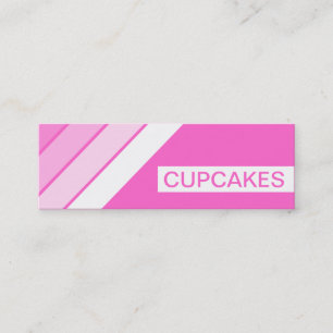 retro CUPCAKES Mini Business Card