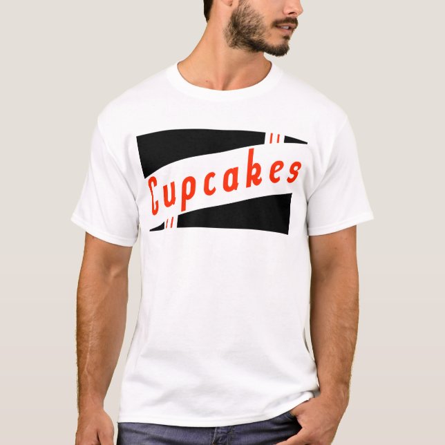 retro cupcakes T-Shirt (Front)