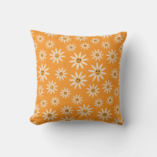 Retro Cushion with Smiling Margaritas - 70s Style
