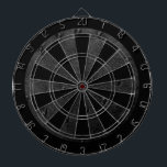 Retro Custom Black Biker Leather Dartboard<br><div class="desc">This is an awesome abstract art gift featuring a leather texture that looks awesome. This makes the perfect gift for any occasion. 
 Add your own wording,  name,  favourite saying,  favourite quotes,  etc. to personalise this even more by clicking on the blue CUSTOMIZE IT button.</div>