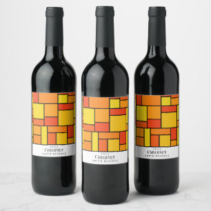 Retro Custom Wine Labels