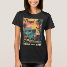 Retro Customisable Portugal Trip- T-Shirt