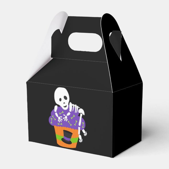 Retro Cute Halloween Favour Box (Front Side)