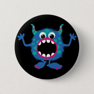 Retro Cute Monster 6 Cm Round Badge
