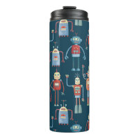 Retro Cute Robots