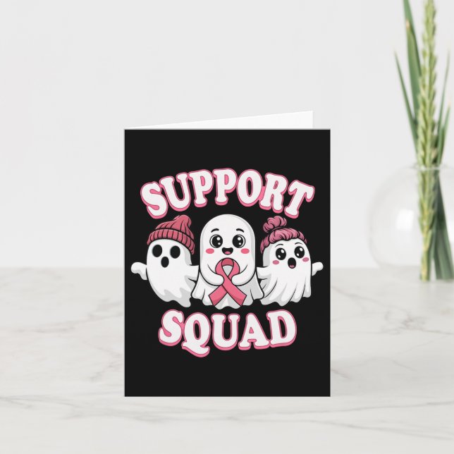 Retro Cute Skeleton Hand Boop Dog Funny Halloween  Card (Front)