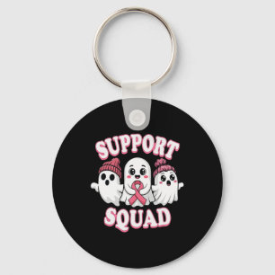 Retro Cute Skeleton Hand Boop Dog Funny Halloween Key Ring