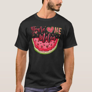 Retro Cute You Are One Melon Valentine's Day Cute T-Shirt