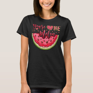 Retro Cute You Are One Melon Valentine's Day Cute T-Shirt