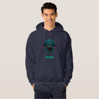 Retro Cyberpunk Geometric Animal Neon Art Graphic
