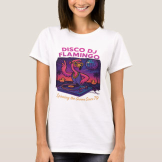 Retro Cyberpunk Giraffe – Neon Street Samurai Vibe T-Shirt