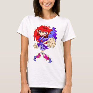 Retro Cyberpunk Girl. T-Shirt