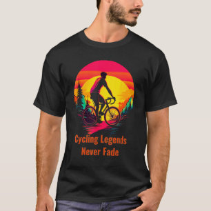 Retro Cycling Fans Unite Vintage Race in Scenic Co T-Shirt