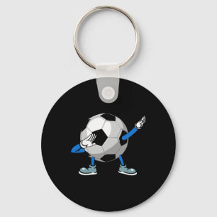 Retro Dabbing Soccer Ll For Boys, Men, And Sports Key Ring