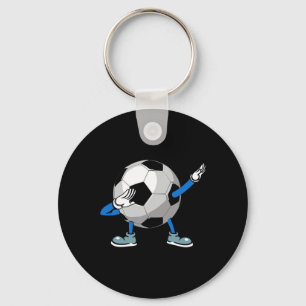 Retro Dabbing Soccer Ll For Boys, Men, And Sports Key Ring