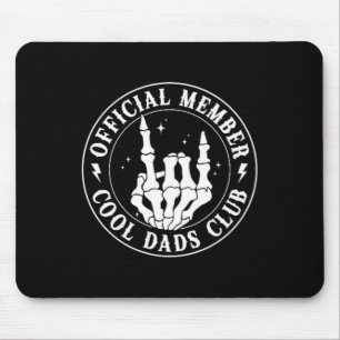 Retro Dad Birthday Mens Fathers Day Cool Dads Club Mouse Pad
