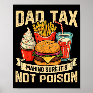 Retro Dad Tax Making Sure It's Not Ison Funny Fath Poster