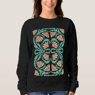 Retro Daisies Birth Flower April Sweatshirt