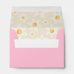 Retro Daisy Envelope