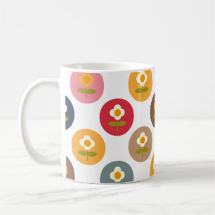 Retro Daisy Teen Girl Coffee Mug