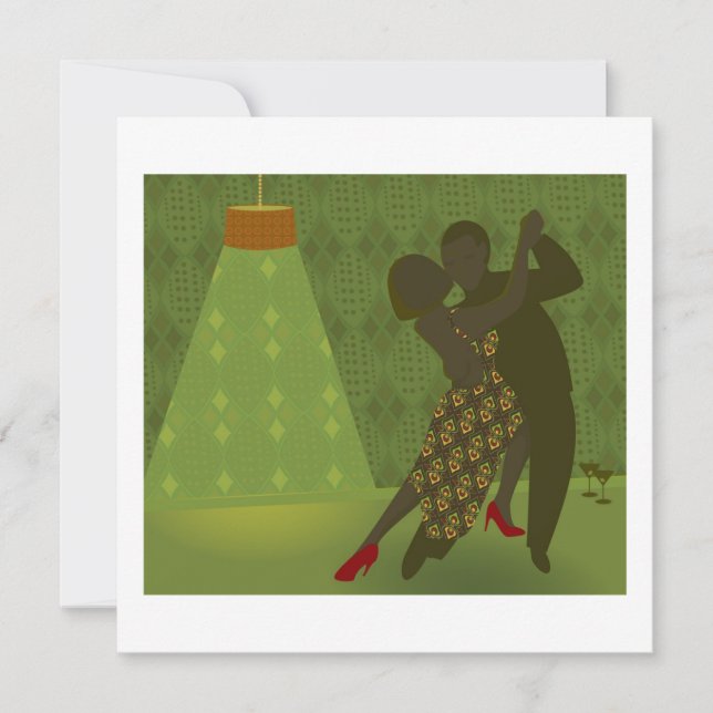 Retro Dance Invitation (Front)