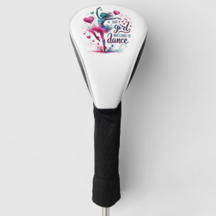 Retro Dance Just A Girl Who Loves to Dance Golf Head Cover