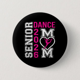 Retro Dance Senior Mum 2026 Dancing Senior Mum Cl  6 Cm Round Badge