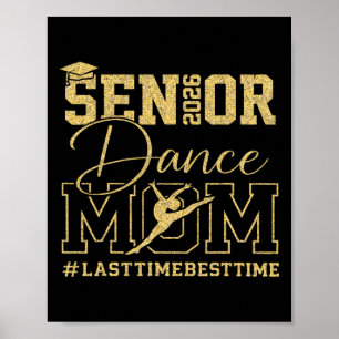 Retro Dance Senior Mum 2026 Dancing Senior Mum Cl Poster