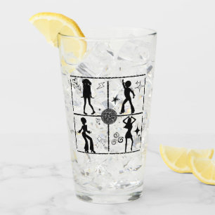 Retro Dance Wall.w Glass