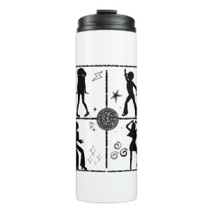 Retro Dance Wall.w Thermal Tumbler