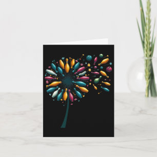 Retro Dandelion Bowling Pins Bowler Bowling Player Card
