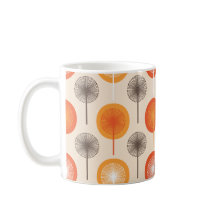 Retro Dandelion Floral Pattern