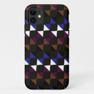 Retro Dark Diamond Argyle iPhone 11 Case