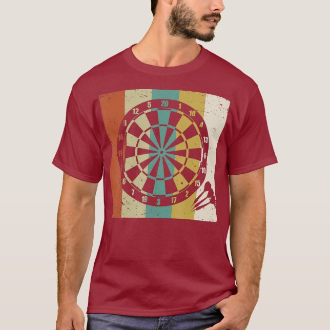 Retro DARTBOARD T-Shirt (Front)