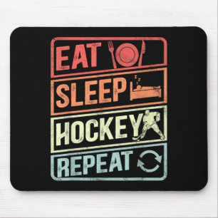 Retro Day Hockey Meme Vintage Sports Funny Joke Mouse Pad