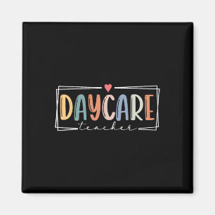 Retro Daycare Provider Teacher Back To School Magnet