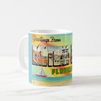 Retro Daytona Beach Postcard Mug