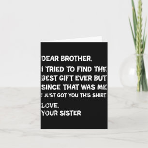 Retro Dear Brother I Tried To Find The Card