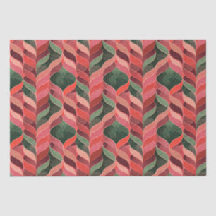 Retro decorative 70s 60s style tissue paper