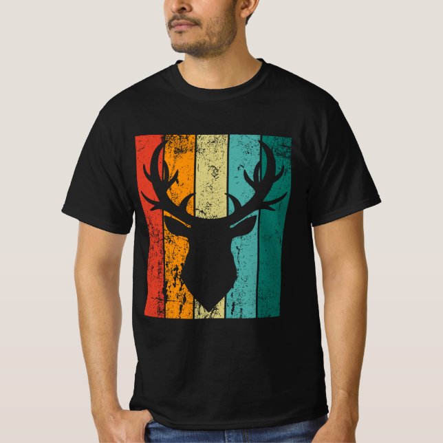 Retro Deer  T-Shirt (Front)